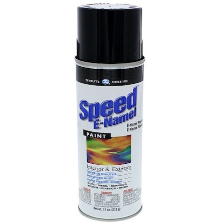 Aervoe Enamel Paint, 16 OZ Capacity Volume, Gloss Black Color, Hard Finish Z387